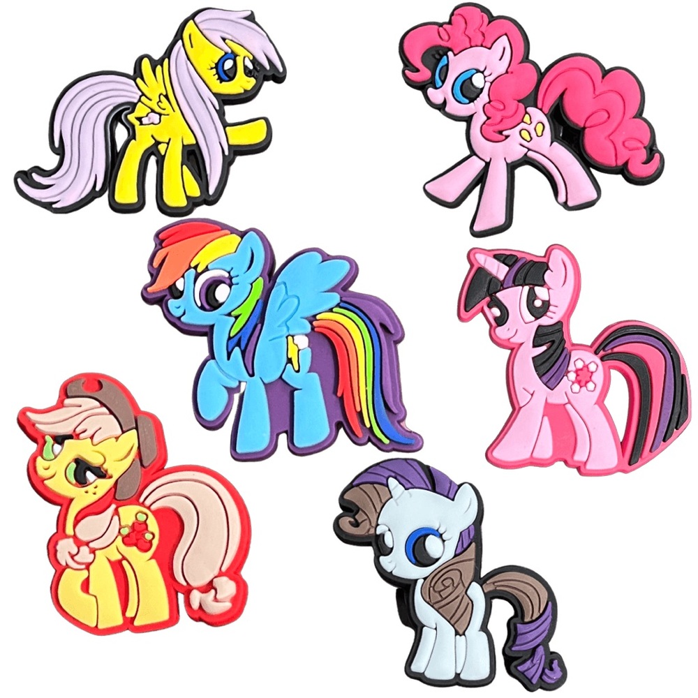 My little pony croc charms